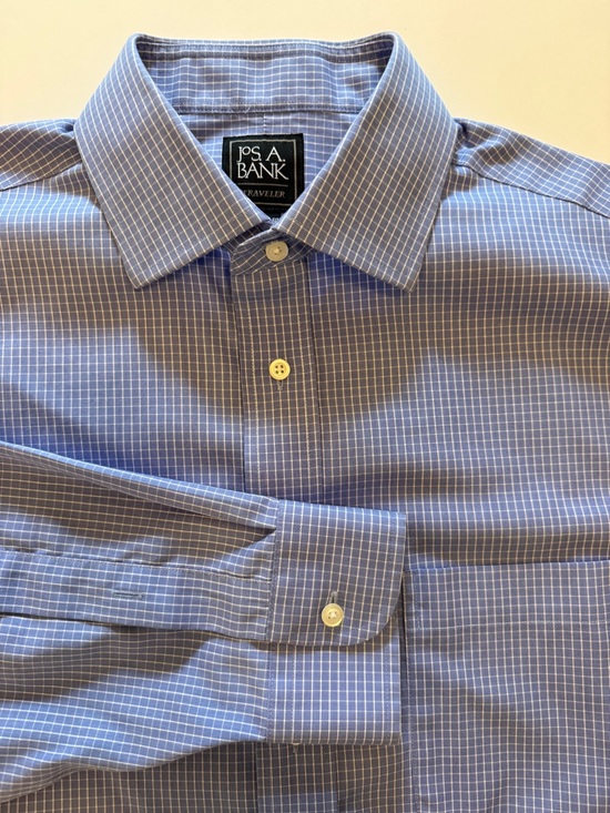 Jos. A. Bank Other - Jos. A. Bank Traveler Tailored Fit Dress Shirt – Men’s 16–32 100% Cotton
